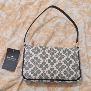 Kate Spade - Black and Cream Floral Mini  Shoulder Bag NWT
